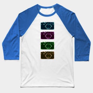 Retro Photographer Cameras Baseball T-Shirt